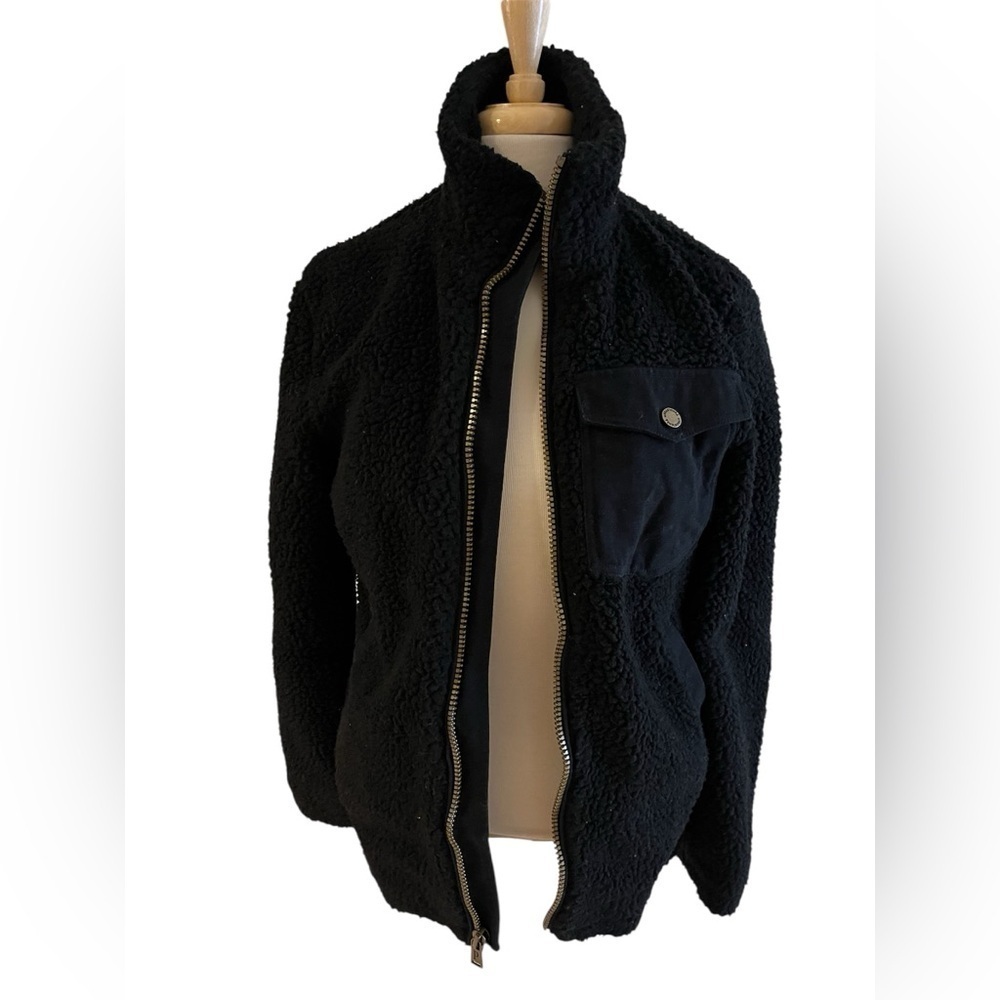 Pendleton River Rock Sherpa jacket-Black Size Small-NWOT